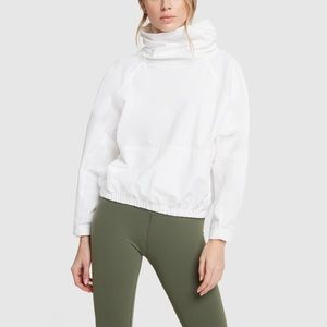 Goop funnel neck pullover windbreaker